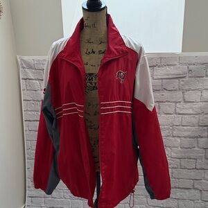 NFL vintage Tampa Bay Buccaneers jacket Red and Gray